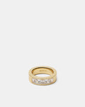 Verse Crystal Ring - Gold