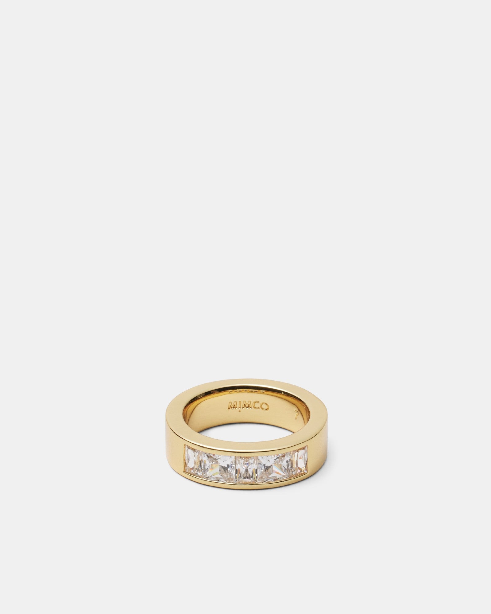 Verse Crystal Ring - Gold