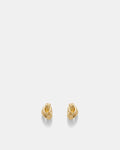 Knot Me Large Stud Earrings - Gold