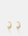 Rhythm Large Hoop Earrings - Gold