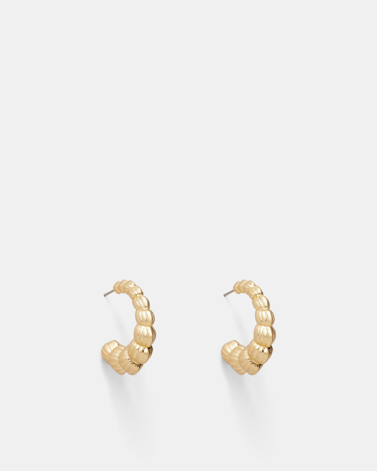 Rhythm Large Hoop Earrings - Gold