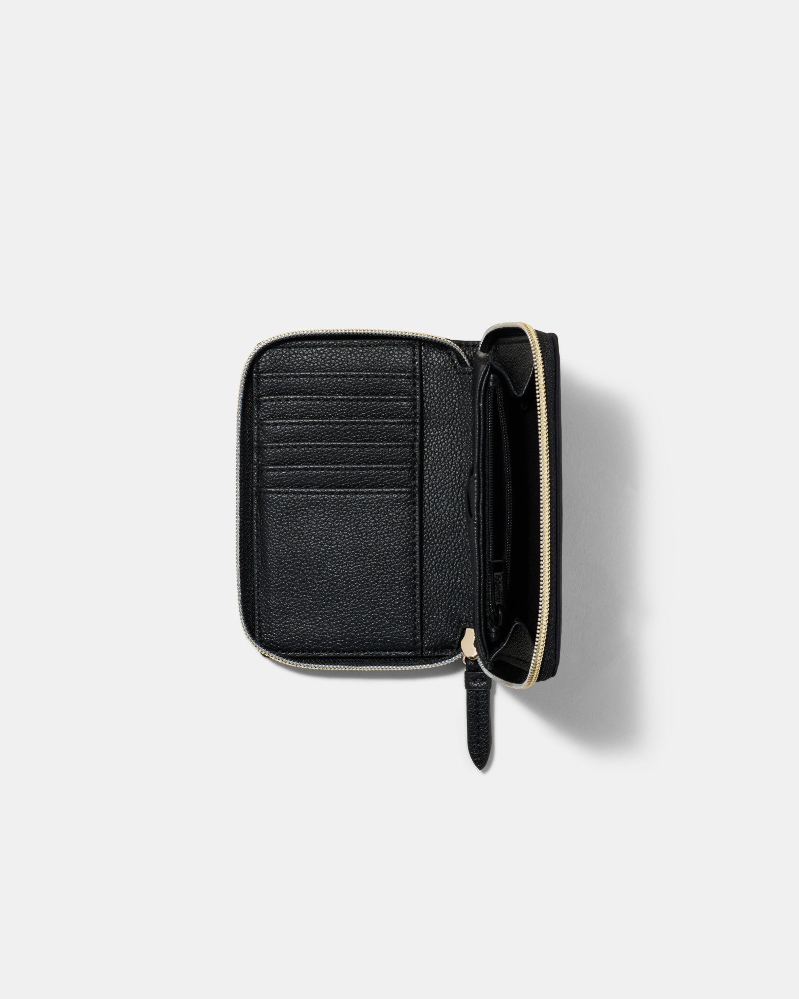 Brunswick Medium Wallet - Black Light Gold