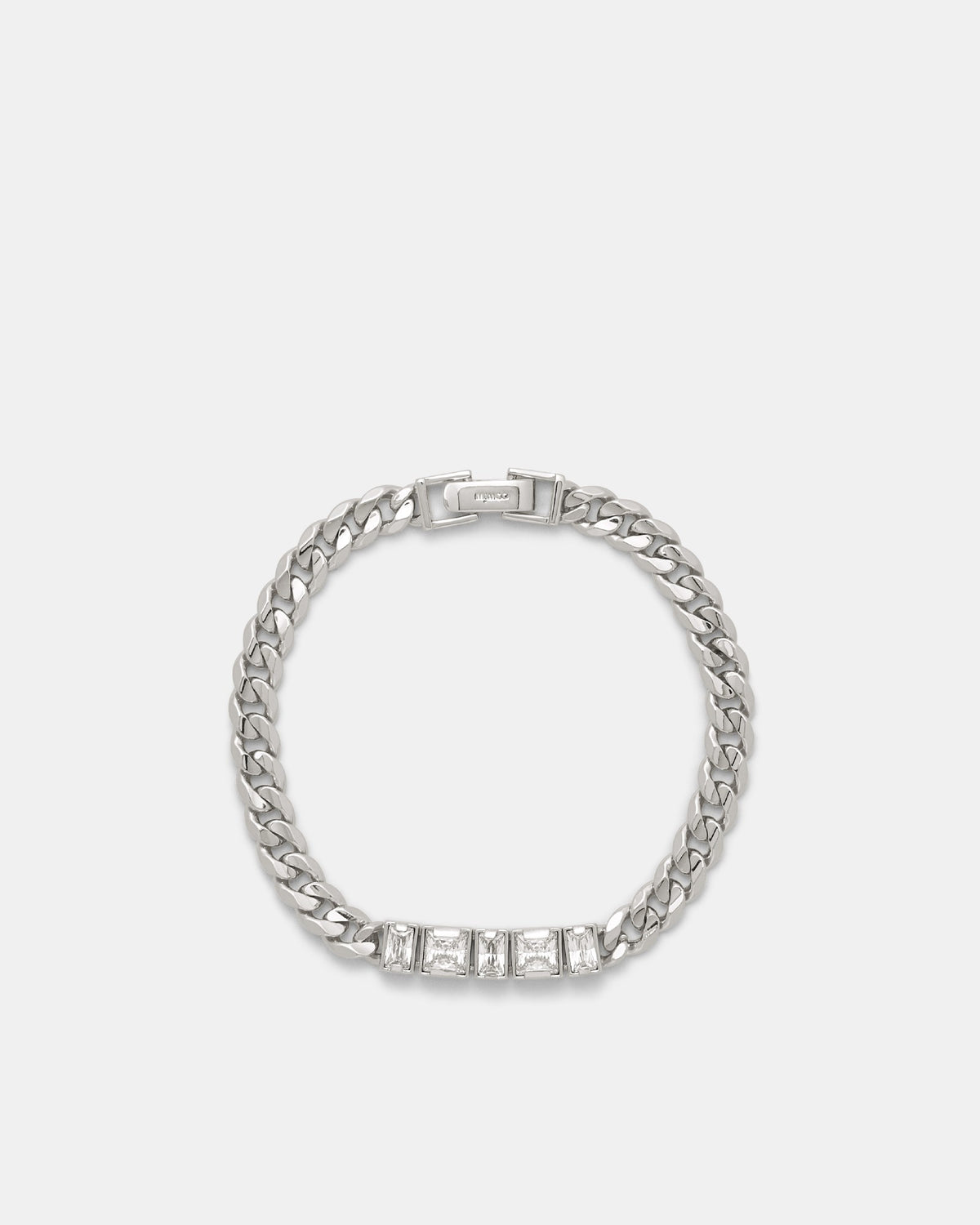 Verse Crystal Bracelet - Silver