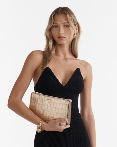 Allure Crossbody Bag - Light Gold
