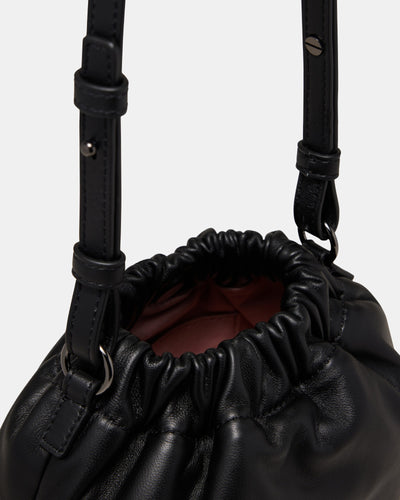 The Jones Mini Crossbody Bag - Black Gunmetal
