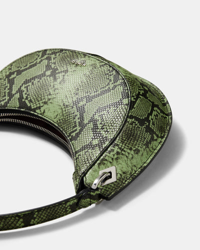 Dolly Shoulder Bag - Matcha Snake