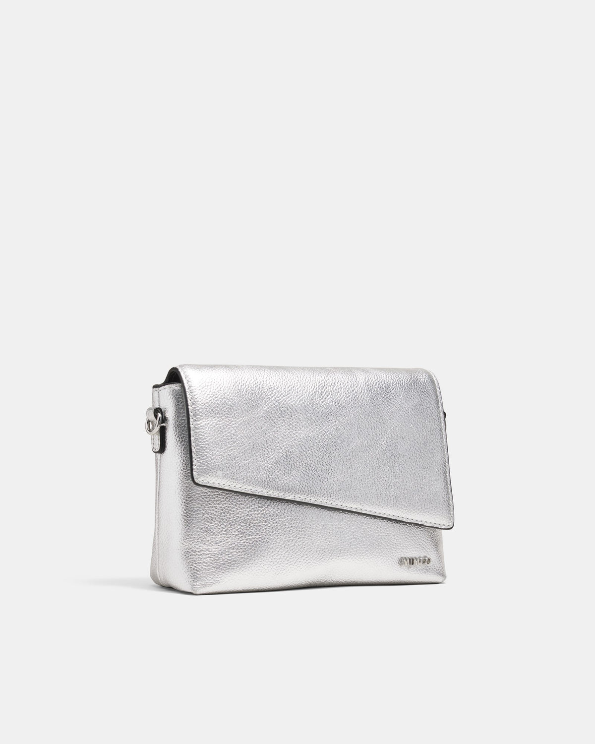 Drift Flapover Shoulder Bag - Silver
