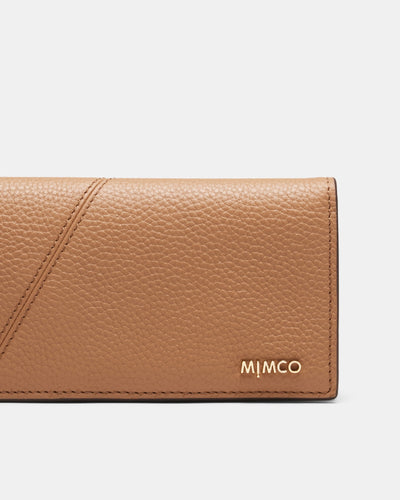 Drift Large Zip Wallet - Caramel