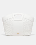 Palm Springs Basket Bag - White