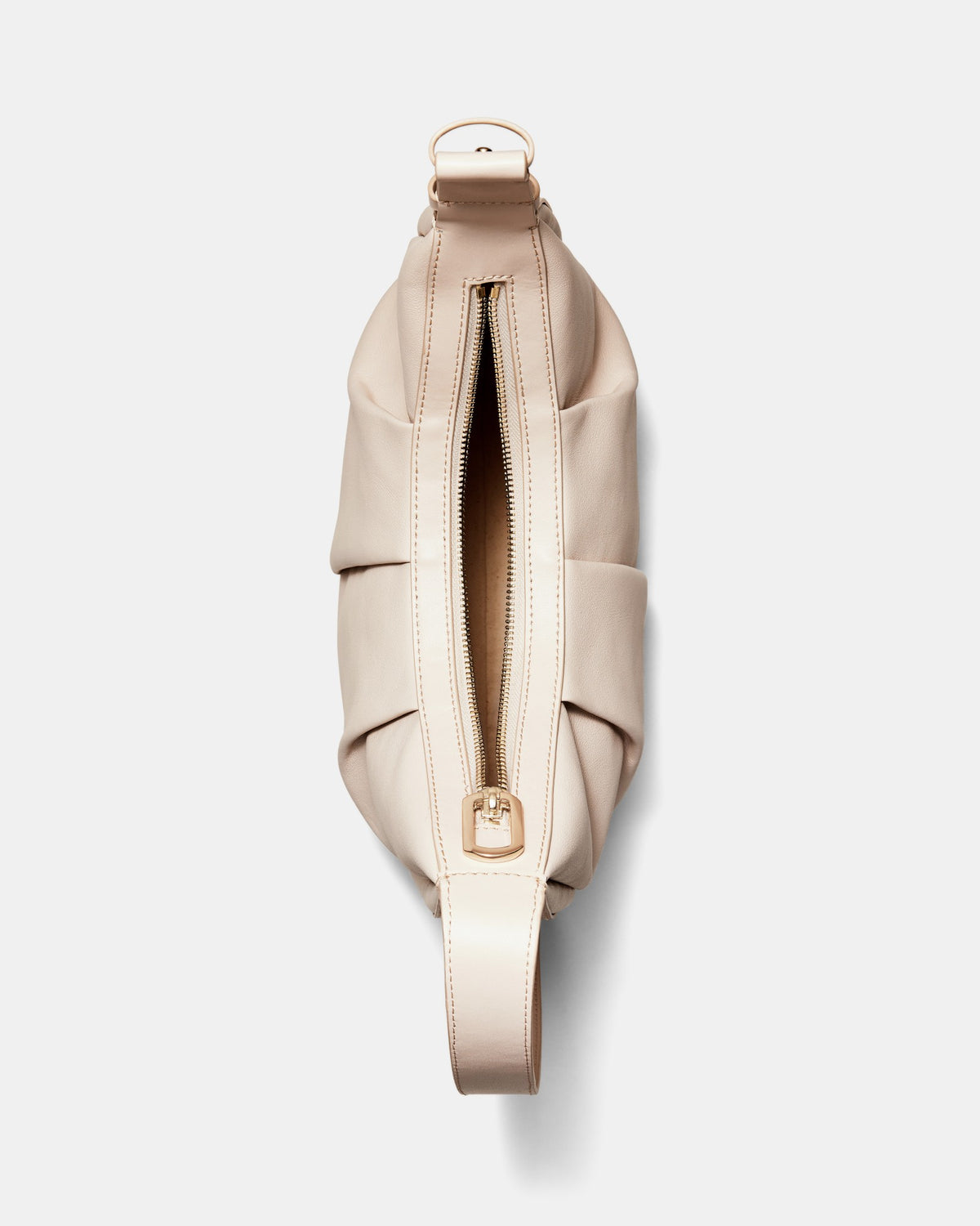 Donna Small Zip Hobo Bag - Linen