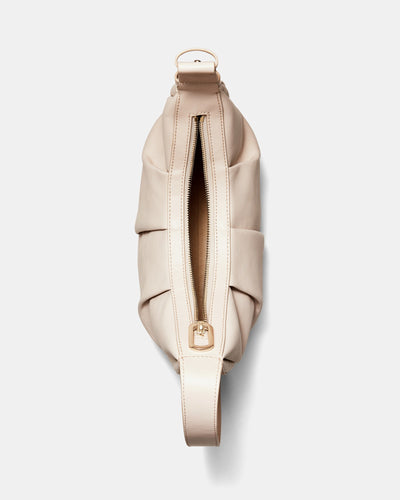 Donna Small Zip Hobo Bag - Linen
