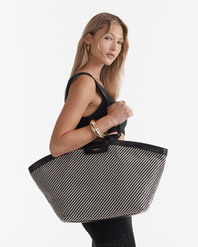 Sundowner Large Tote Bag - Black Light Gold