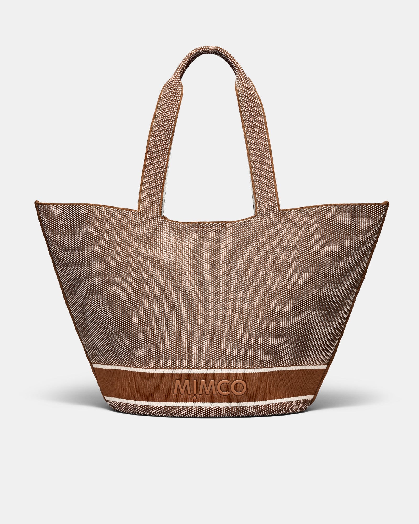 Blondie Basket Tote Bag - Cognac