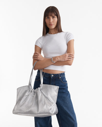 Haze Tote Bag - Silver