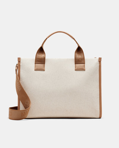 Patch Tote Bag - Caramel