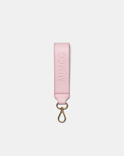 Patch Leather Keyring - Pink Sorbet