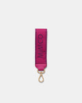 Stripe Webbing Wrist Strap - Disco Pink