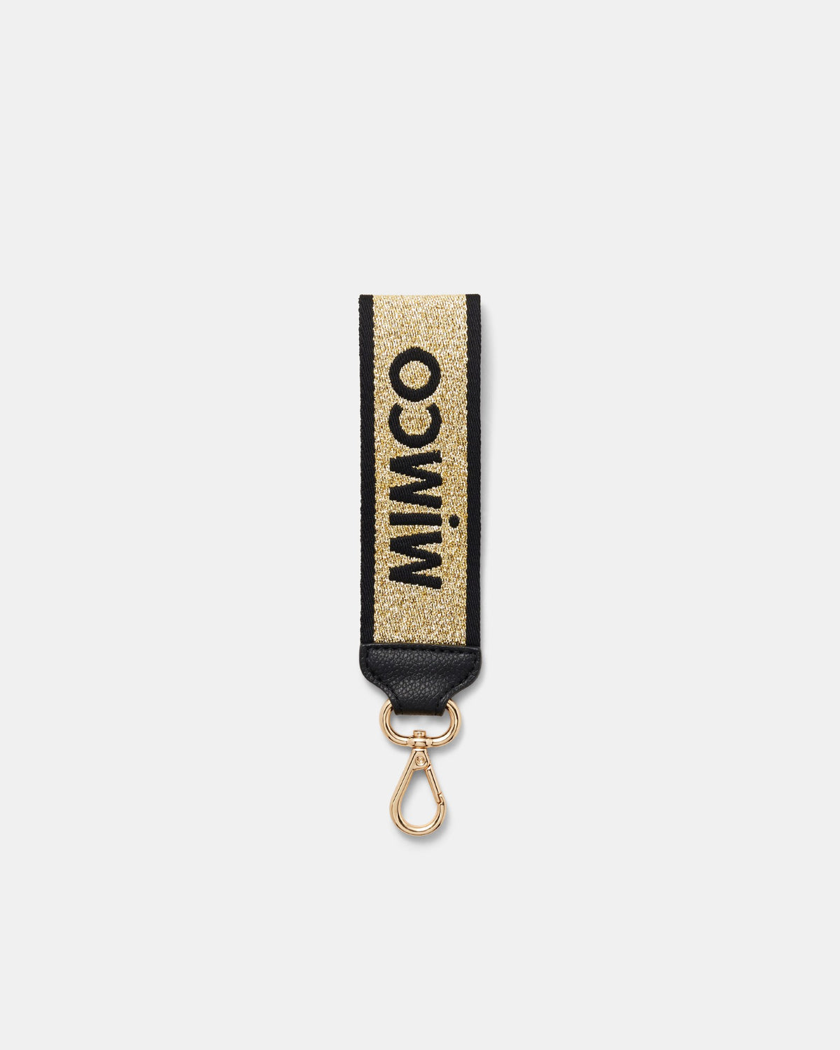 Stripe Webbing Wrist Strap - Light Gold