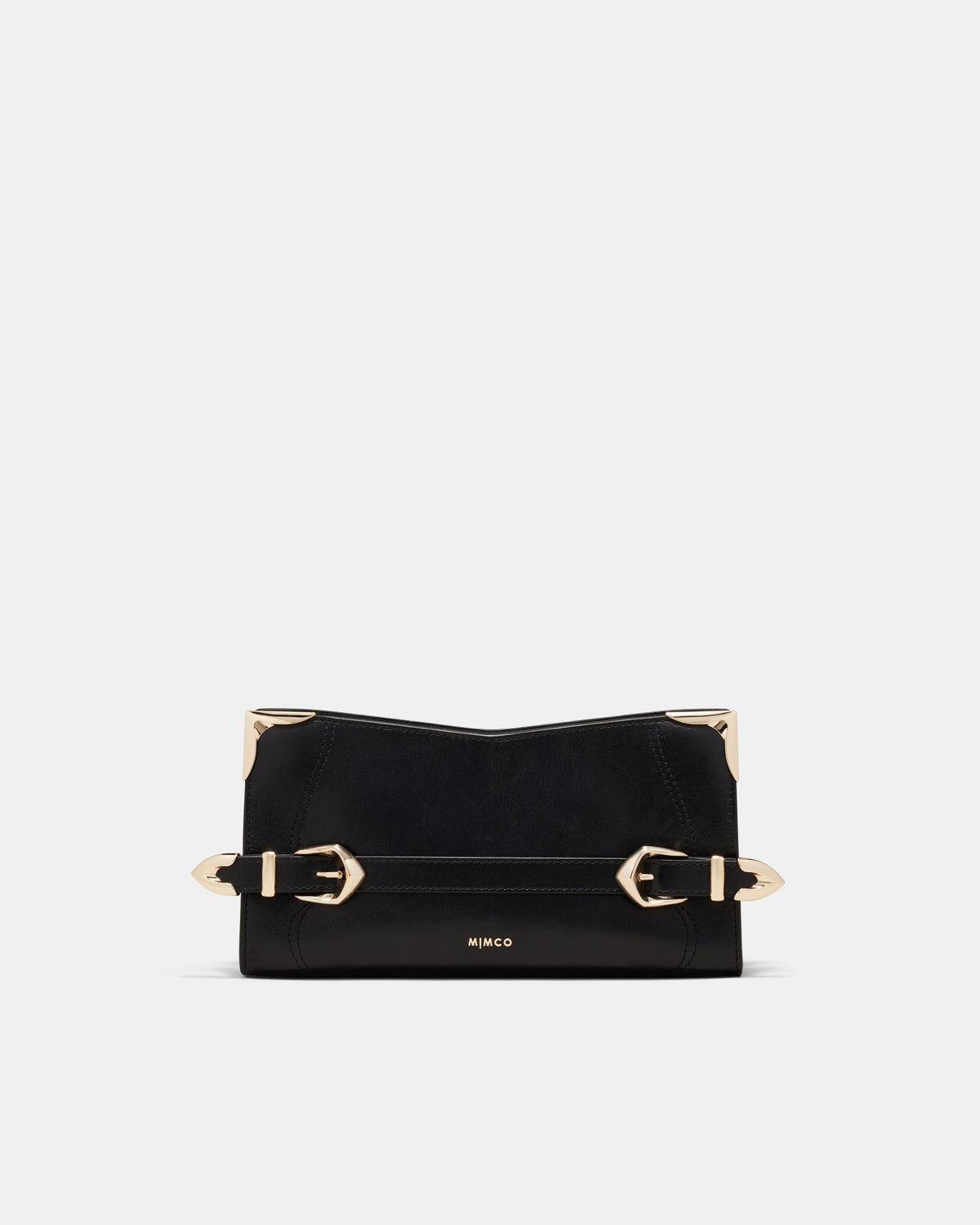 The Starwood Clutch Bag - Black Light Gold