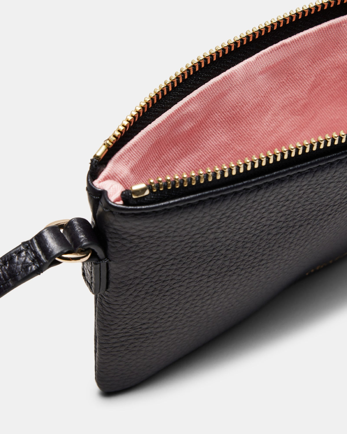 Rhiannon Pouch Crossbody Bag - Black Light Gold