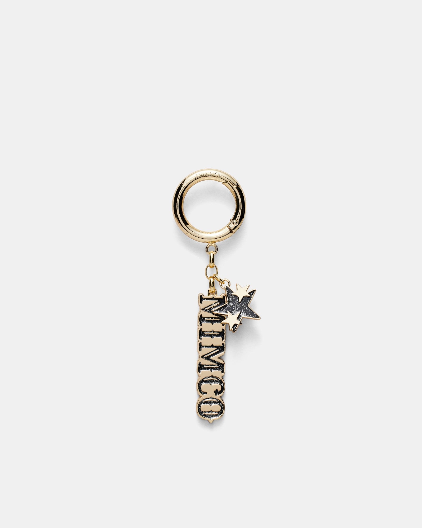 Hollywood Keyring - Black Light Gold