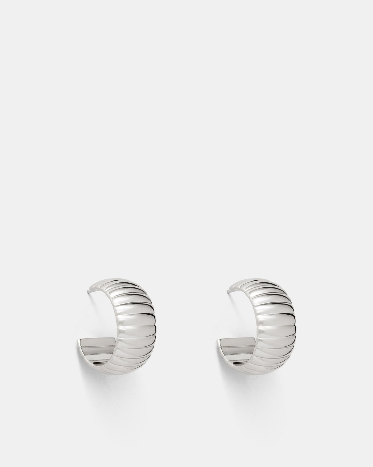 The Chorus Hoop Earrings - Silver