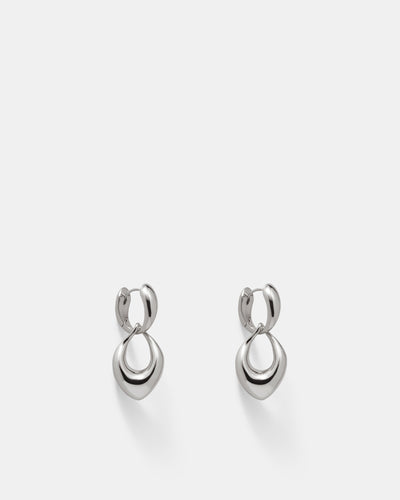Anthem Drop Earrings - Silver