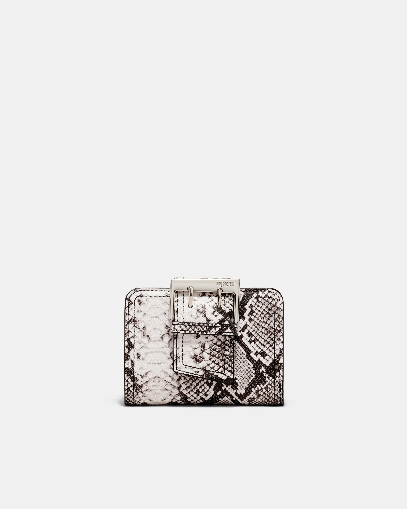 Buckle Up Wallet - Ivory Snake