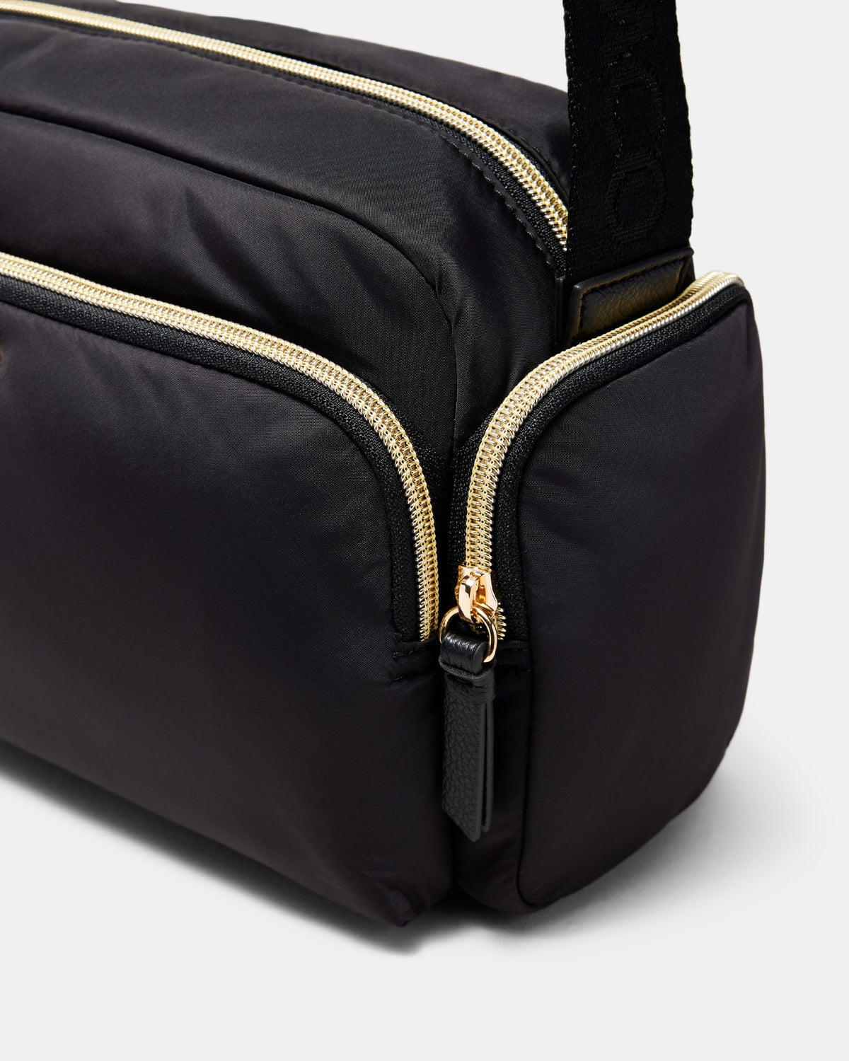 The Stage Crossbody Bag - Black Light Gold