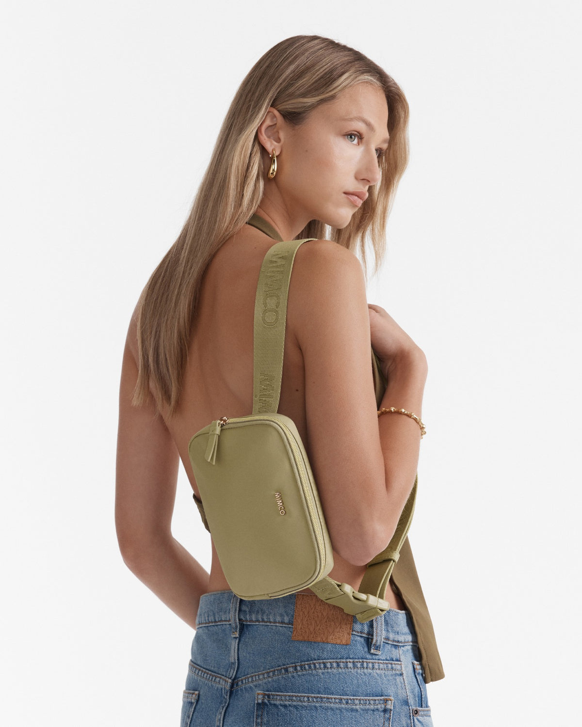 The Stage Sling Crossbody Bag - Faded Moss