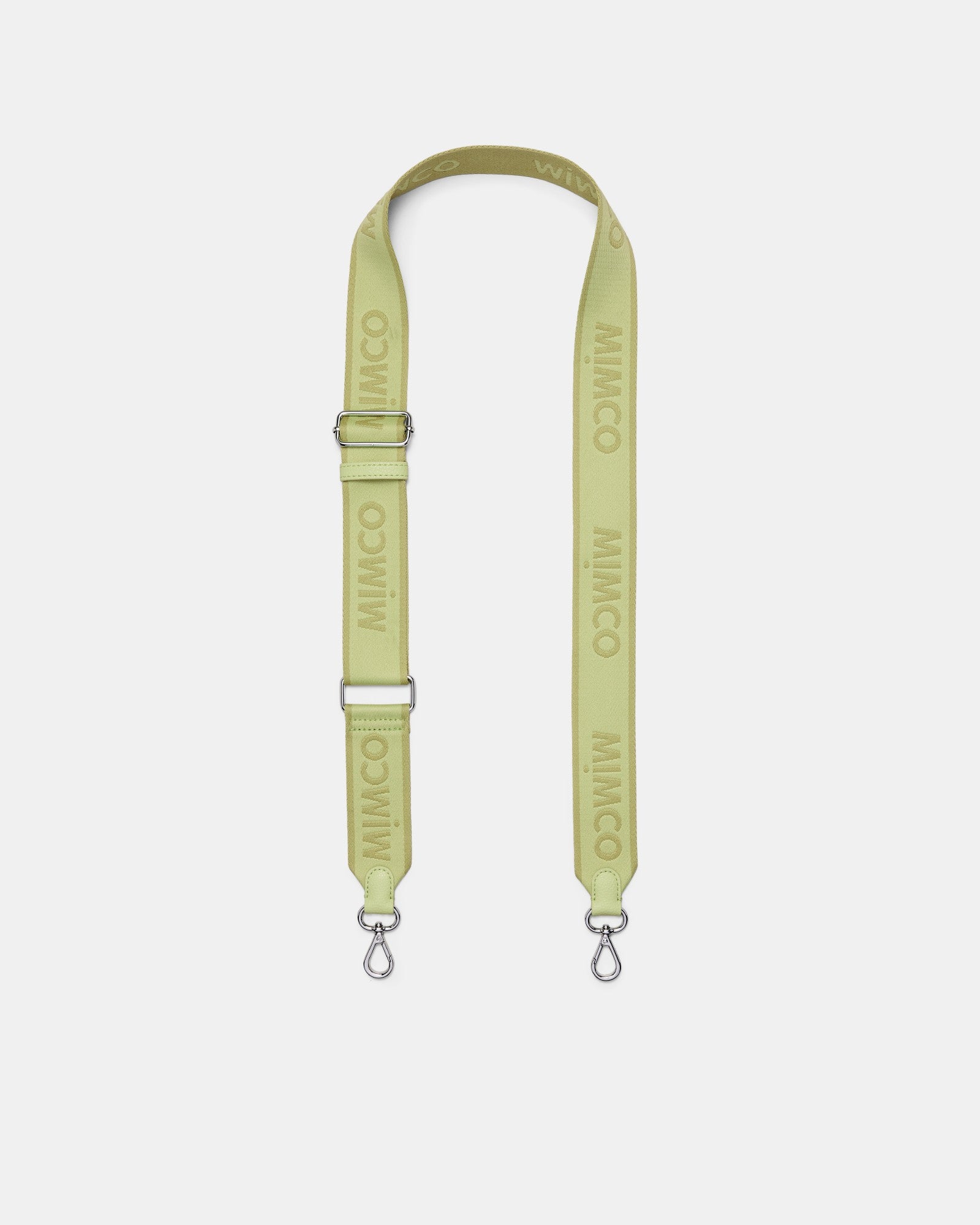 Stripe Webbing Bag Strap - Pistachio