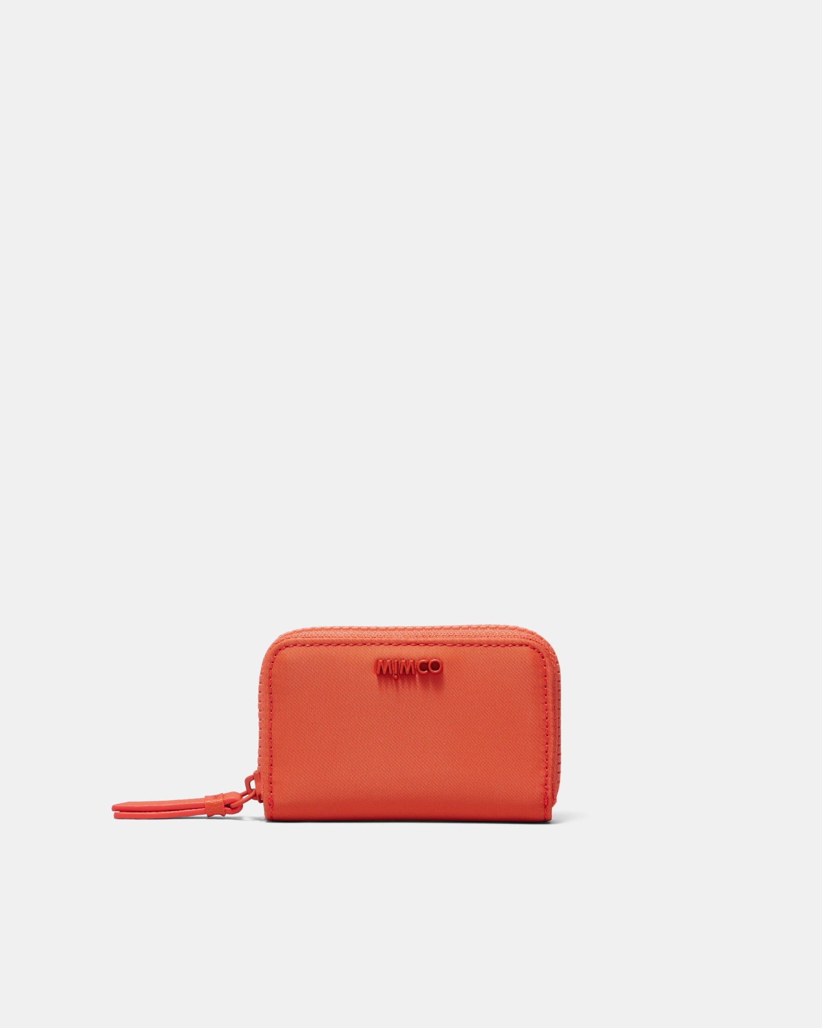 Puffy Nylon Wallet - Mandarin
