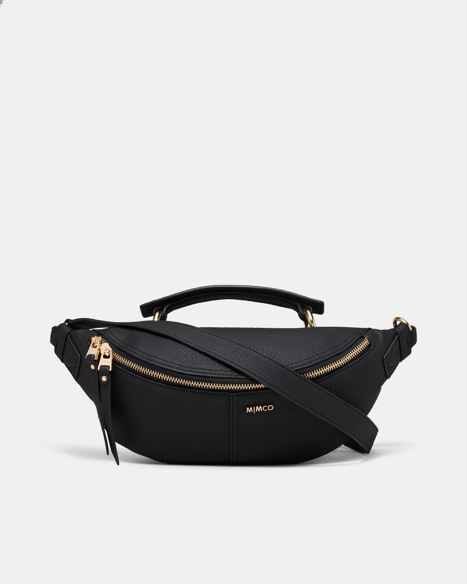 Lens Sling Crossbody Bag - Black Light Gold