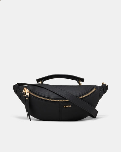 Lens Sling Crossbody Bag - Black Light Gold