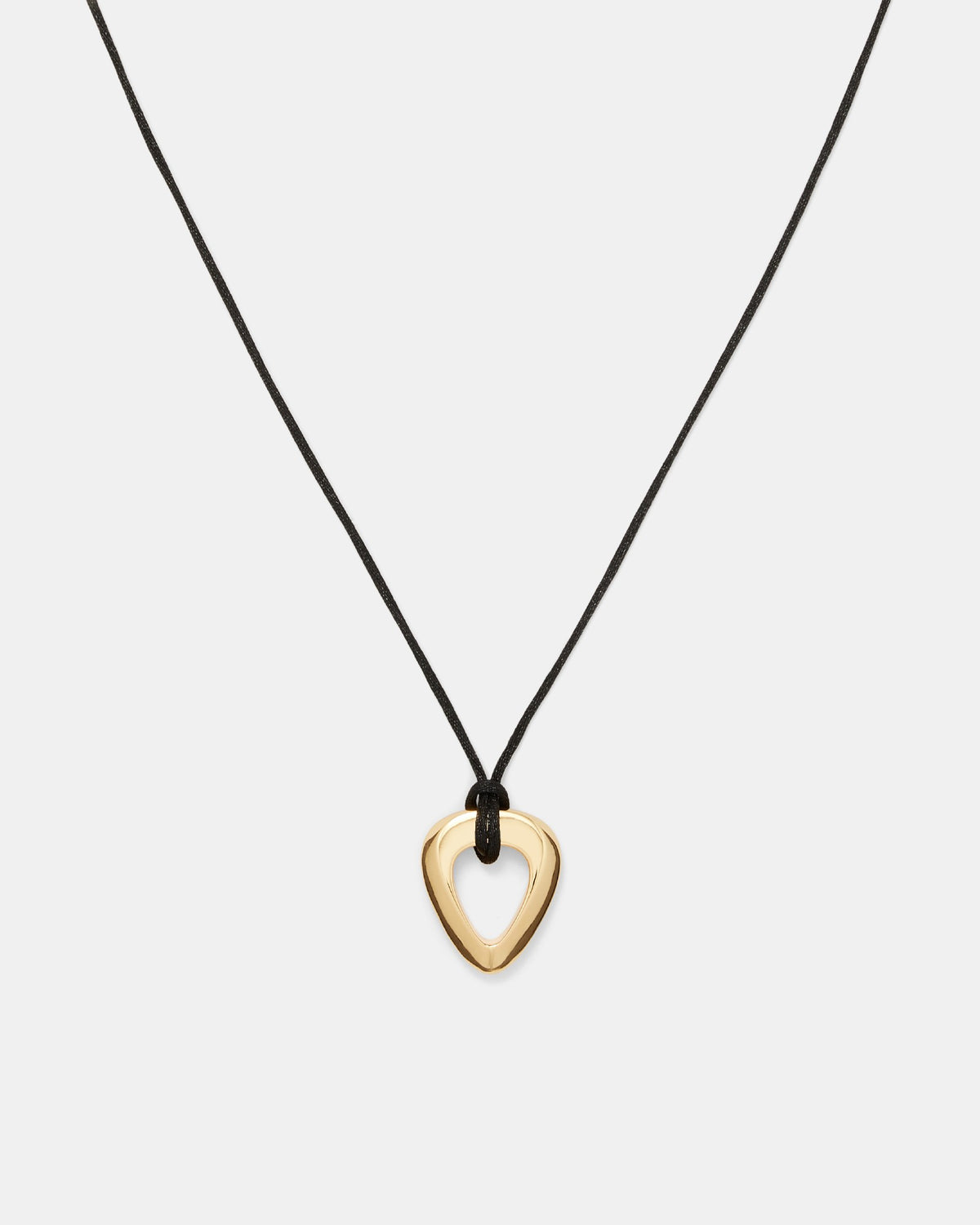 Cool Cat Cord Necklace - Gold