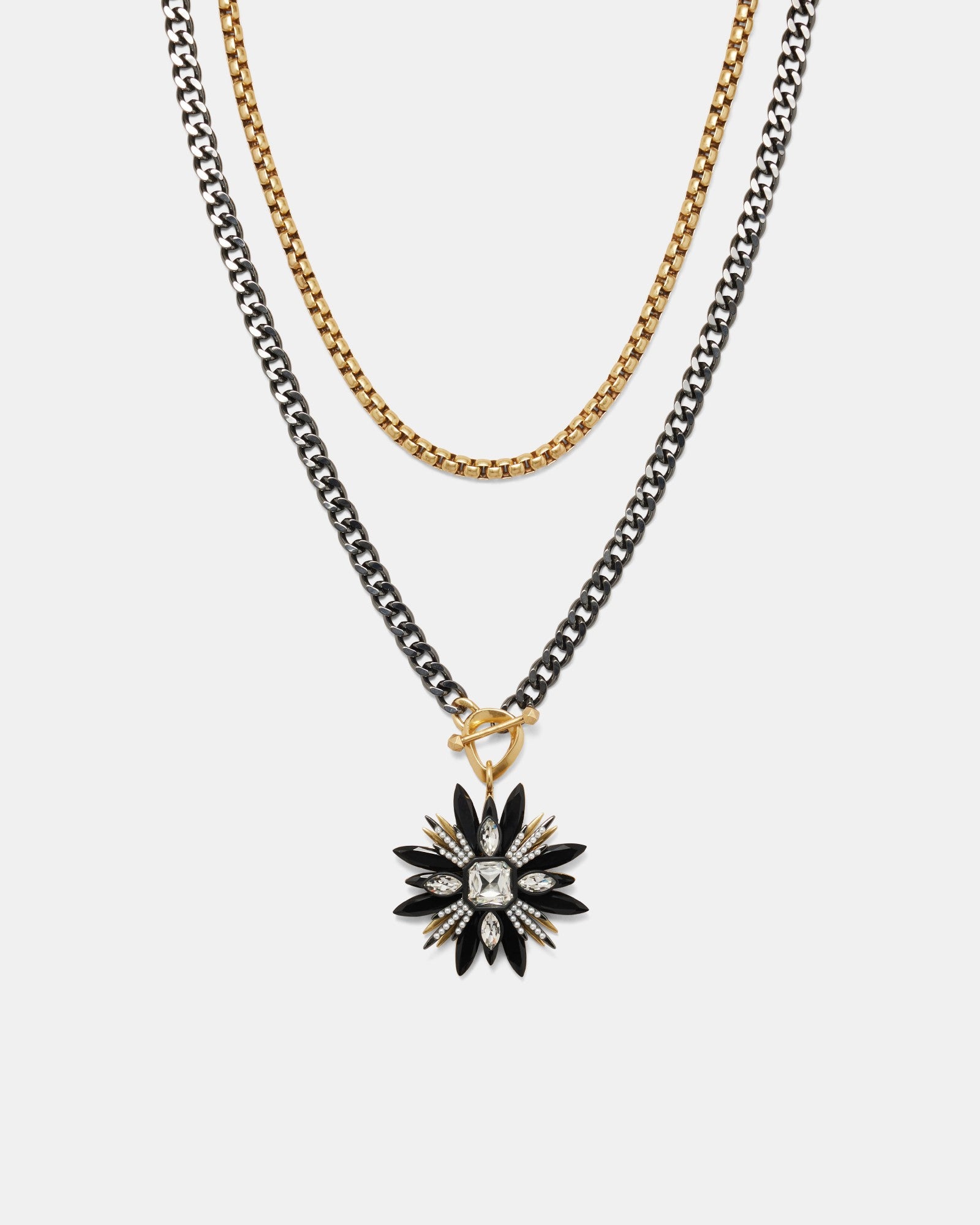 Rapture Statement Necklace - Black