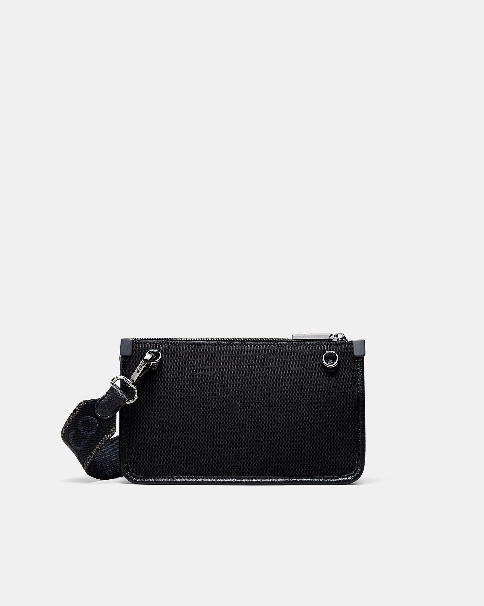 Patch Crossbody Bag - Black Gunmetal