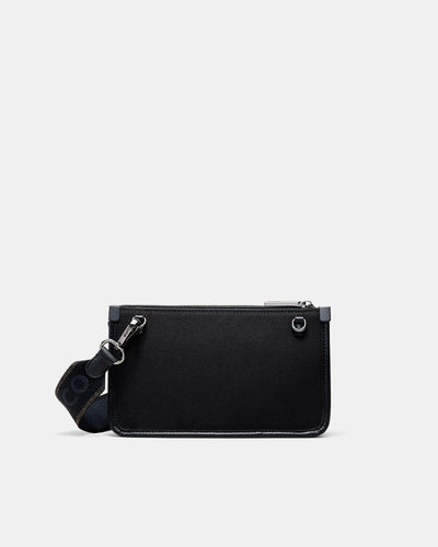 Patch Crossbody Bag - Black Gunmetal