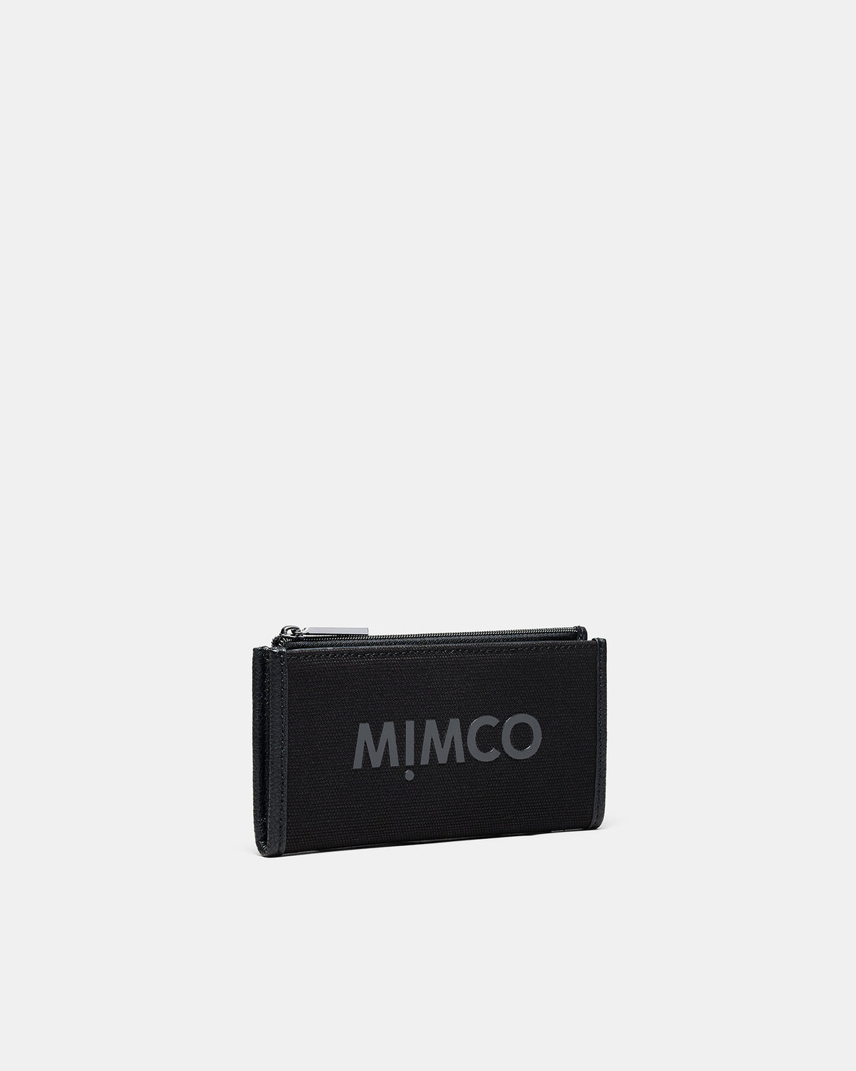 Patch Petite Wallet - Black Gunmetal
