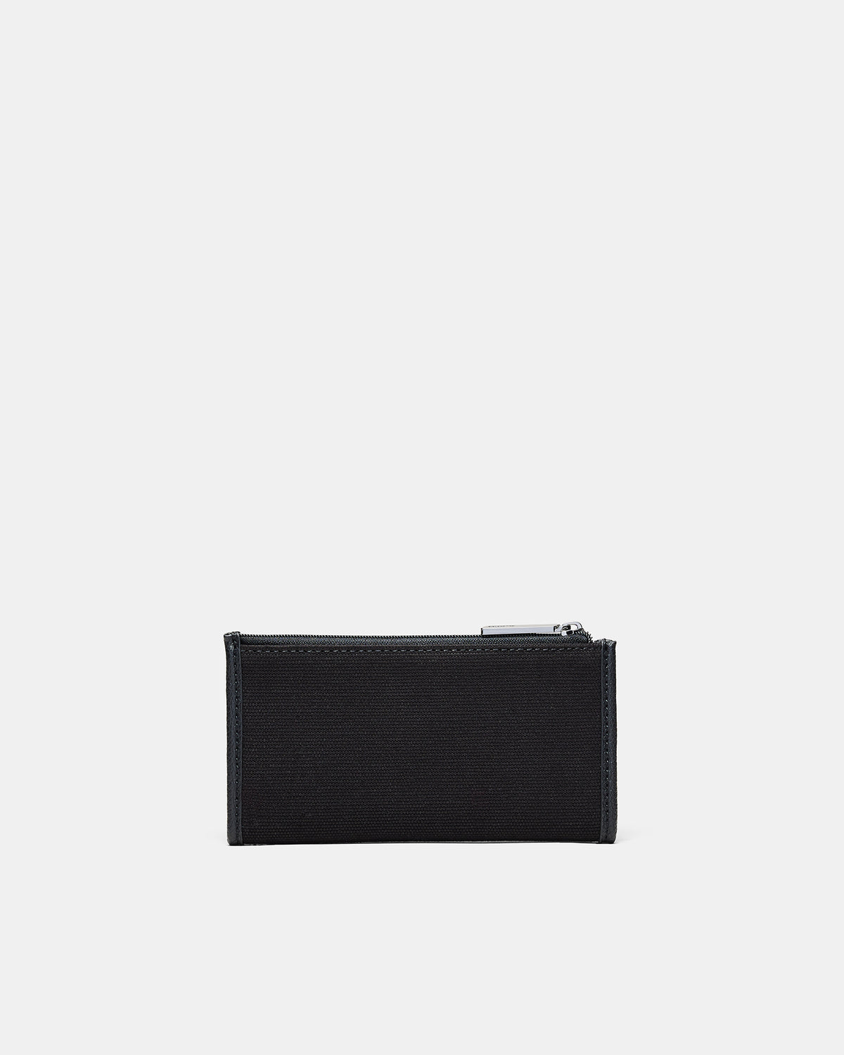Patch Petite Wallet - Black Gunmetal
