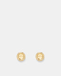 Lune Stud Earrings - Gold