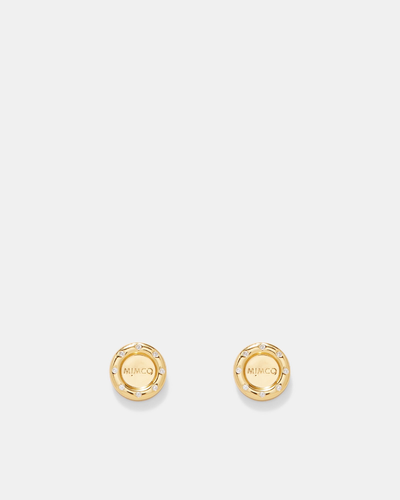 Lune Stud Earrings - Gold