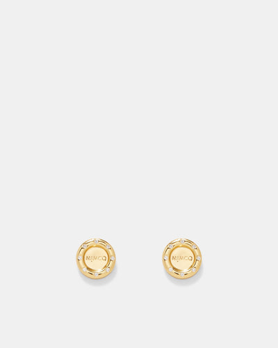 Lune Stud Earrings - Gold