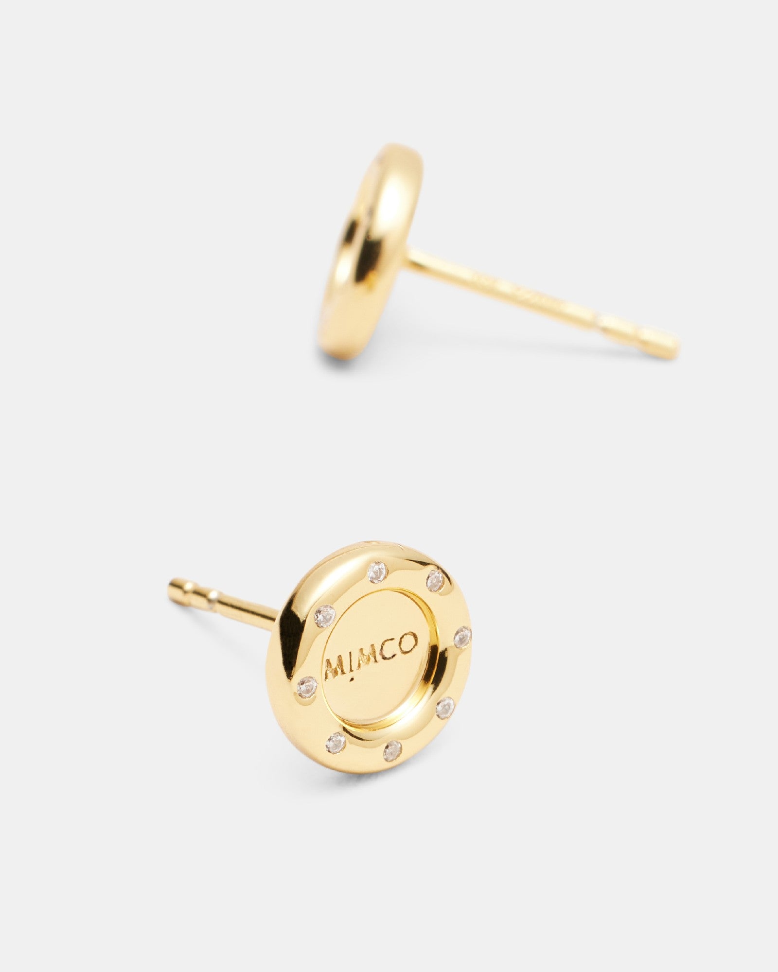 Lune Stud Earrings - Gold