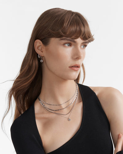Lune Necklace - Silver