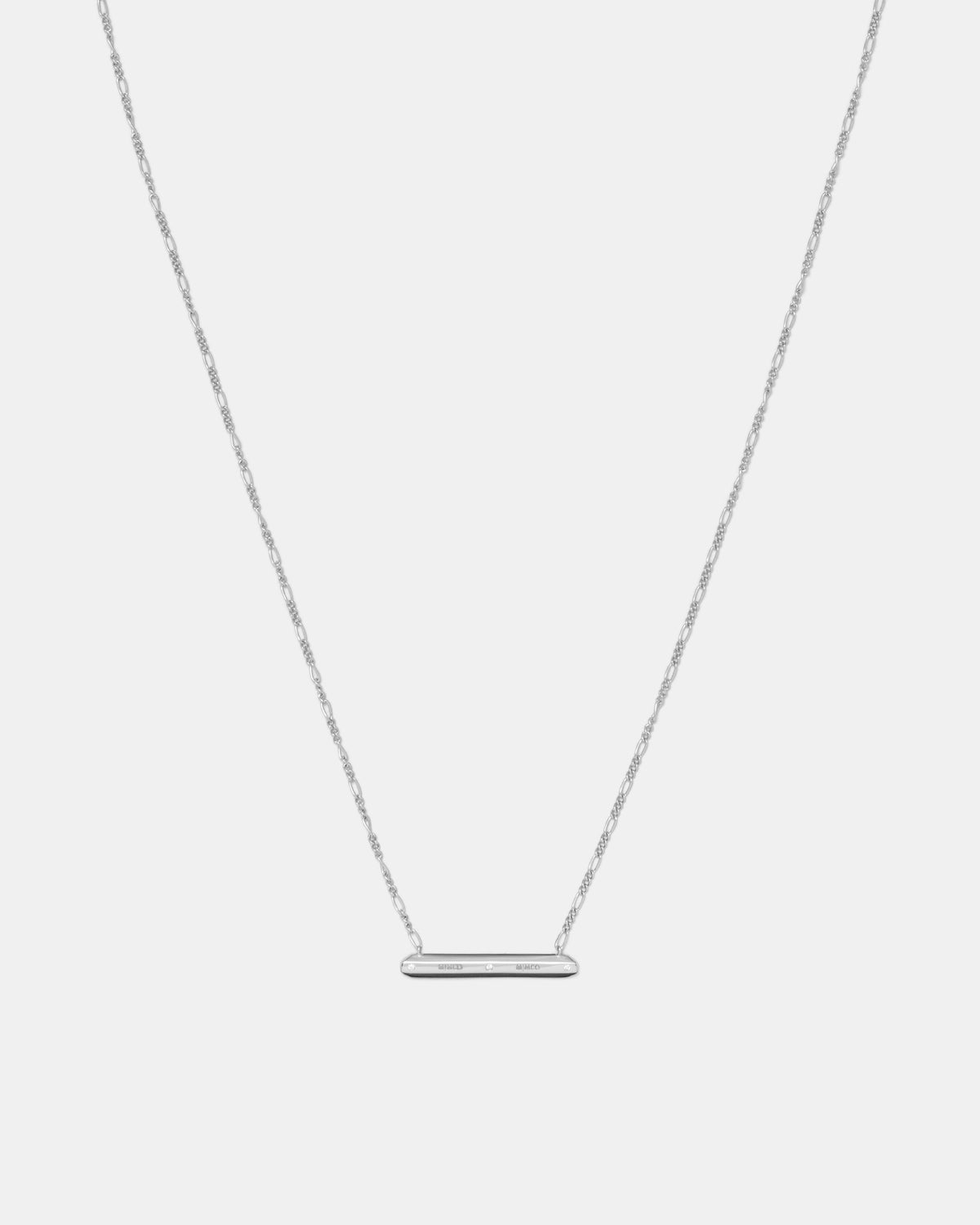Oblique Necklace - Silver