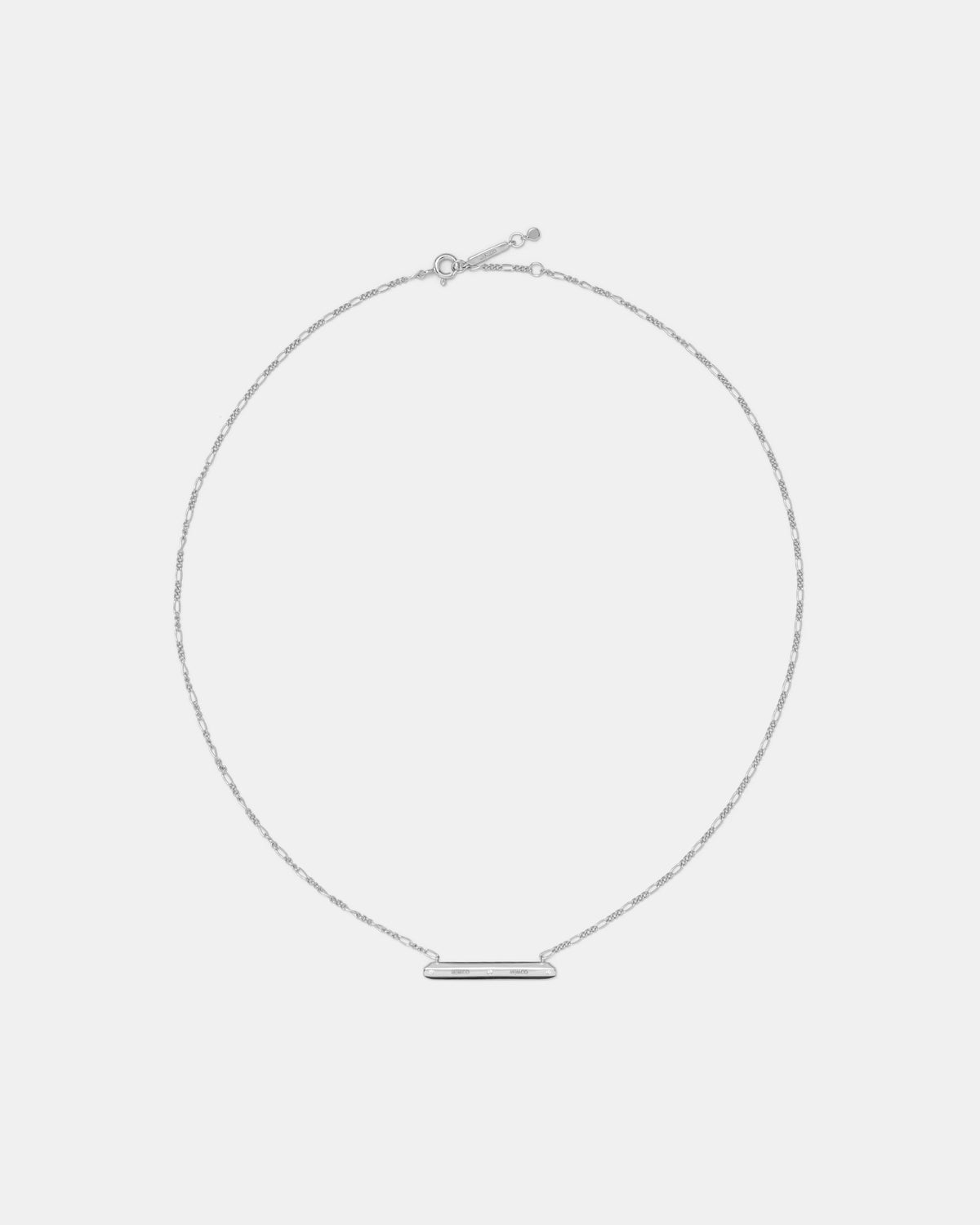 Oblique Necklace - Silver