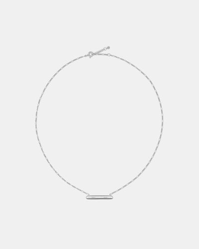 Oblique Necklace - Silver