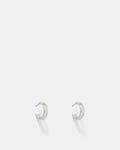Lucent Small Hoop Earrings - Silver