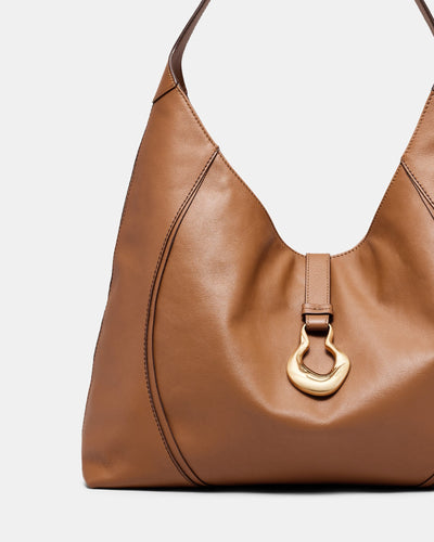 Shield Hobo Bag - Tobacco